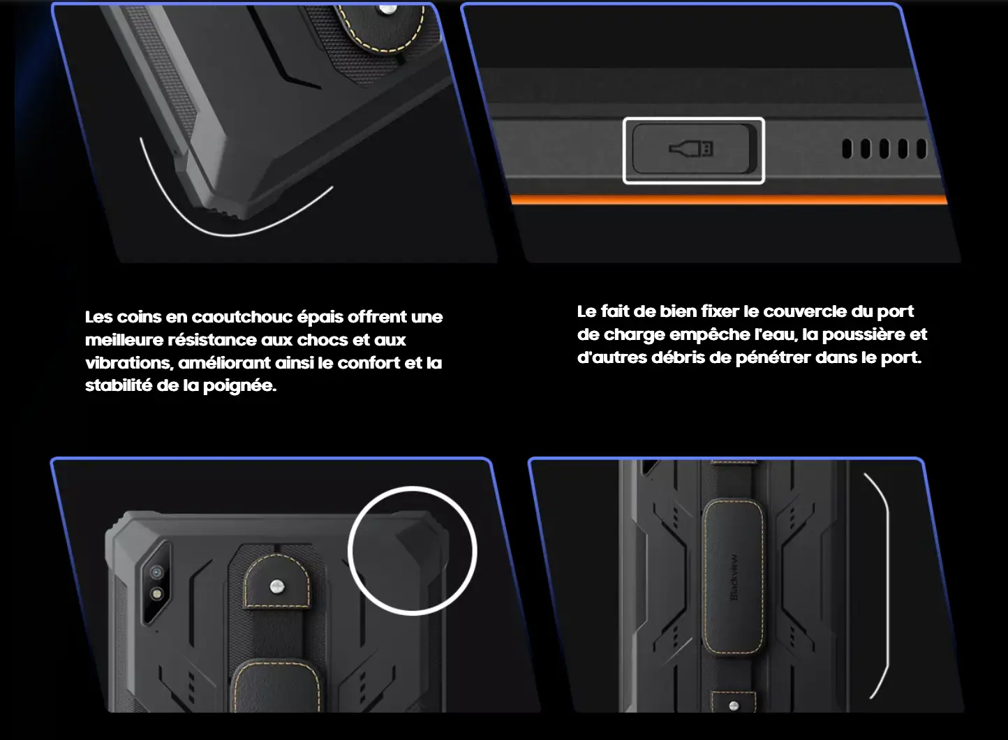 Blackview Active 8 Pro - Tablette Etanche Antichoc Tablette BLACKVIEW Tab Active 8 Pro - Etanche Antichoc - Orange – Image 3