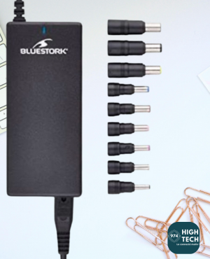 Chargeur Bluestork BS-PW-NB-90 Alimentation secteur 90 W 1 Chargeur Bluestork BS-PW-NB-90 Alimentation secteur ASUS 90W - 9 embouts – Image 2