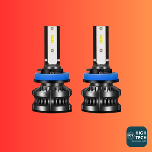 Ampoule Led H8/H9 ou H11 ventilée - 120W - 8000K - Runshopp OI - 974