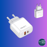 Chargeur rapide LDNIO A2526C 45W - 2 sorties - Runshopp OI - HIGH TECH 974