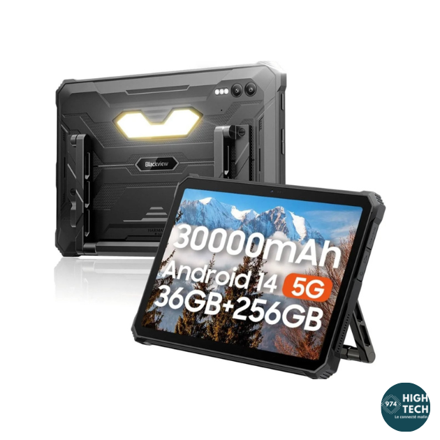 Tablette Blackview Active 10 Pro 5G - Écran 10,9 - 12Go RAM - 512Go ROM - Runshopp OI - HIGH TECH 974 Tablette Blackview Active 10 Pro 5G - Écran 10,9" - 12Go RAM - 512Go ROM - Runshopp OI - HIGH TECH 974 – Image 2